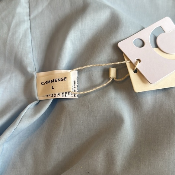 NWT Commense Crisscross Cutout Halter Split Knit Long Dress size large - Picture 4 of 8